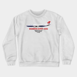 Boeing B747-400 - British Airways "Negus Colours" Crewneck Sweatshirt